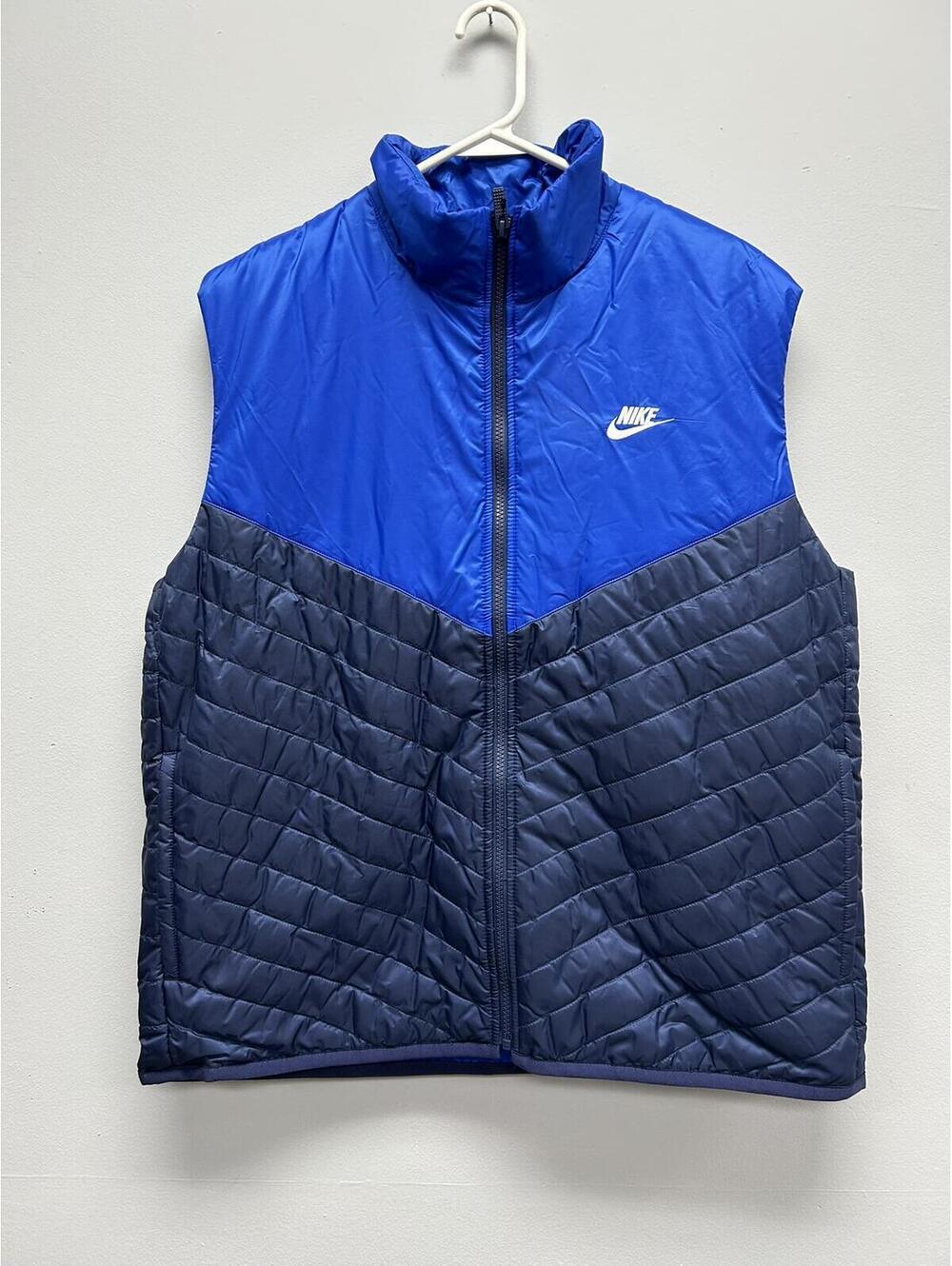 Nike Blue and Navy Quilted Vest